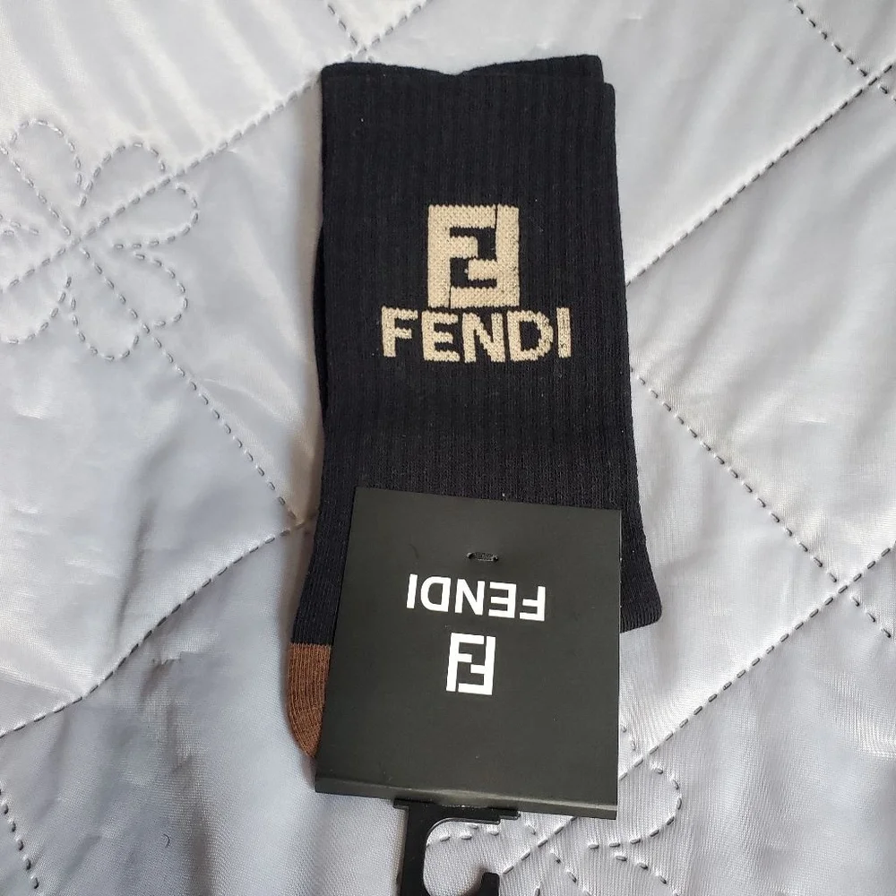 Thick Black and Brown Unisex Womens Socks 7-10